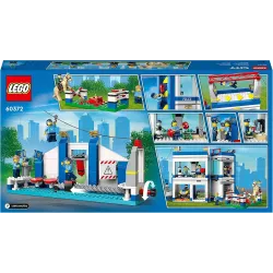 Verso de la boite LEGO City 60372 montrant les modules d entrainement et le code barre EAN 5702017416342