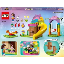 Verso de la boite LEGO 10787 Gabby et la maison magique avec brique de demarrage et code barre EAN 5702017424125