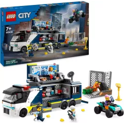 Boite officielle du set LEGO City 60418 Le Laboratoire de Police Scientifique Mobile 674 pieces neuf scelle