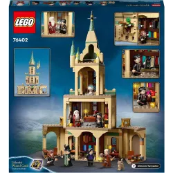 Verso de la boite LEGO 76402 illustrant les fonctionnalites et le code barre EAN 5702017153438
