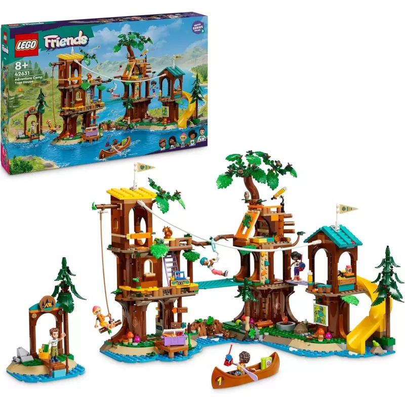 Boite officielle du set LEGO Friends 42631 La cabane dans l arbre de la base de loisirs neuf scelle