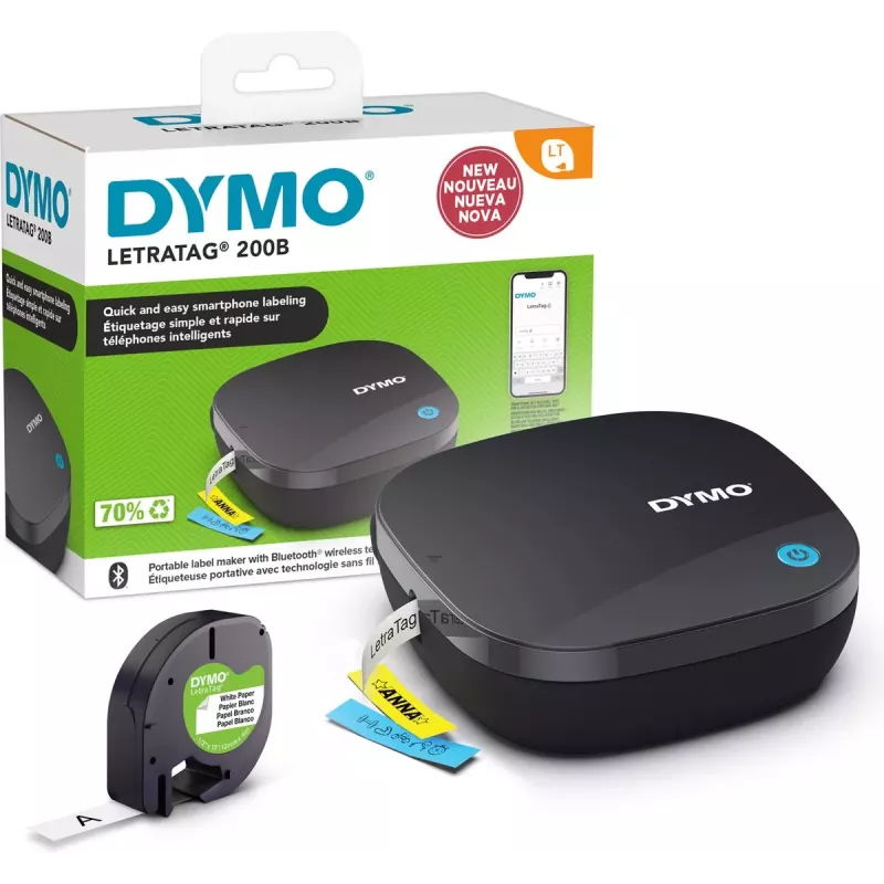 Boite officielle du set Dymo LetraTag 200B 2172855 neuf scelle