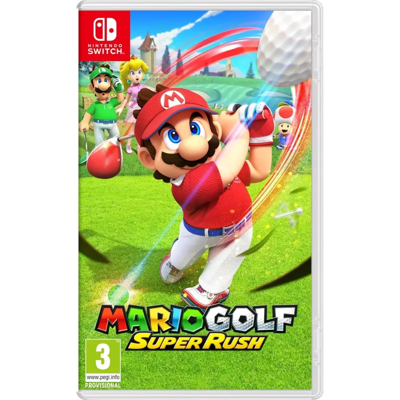 Boite officielle du set Mario Golf Super Rush Nintendo Switch HAC-P-AT9HA neuf scelle