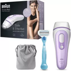 Épilateur IPL Braun Silk-expert Pro 3 PL3011 avec rasoir Venus et pochette de rangement