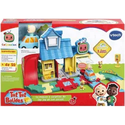 Boite officielle du jouet Tut Tut Bolides La maison a surprises de JJ CoComelon VTech 3417765579059 neuf scelle