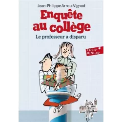 Livre : Enquête au collège, Le professeur a disparu – Arrou-Vignod – Neuf