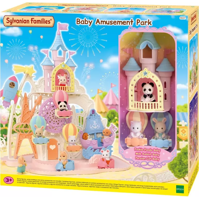 Boite officielle du coffret Sylvanian Families 5537 Le parc d attractions feerique neuf scelle