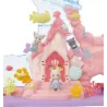 Vue d ensemble du Chateau des Sirenes Sylvanian Families avec ses attractions sous-marines