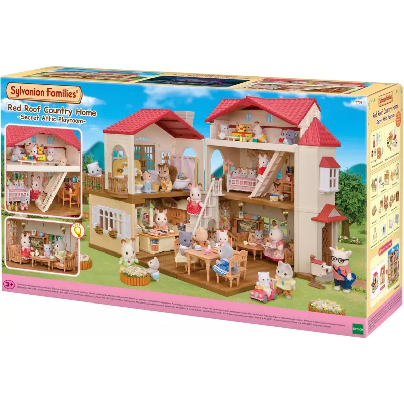 Boite officielle de La Grande Maison Eclairee Sylvanian Families 5708 neuf scelle