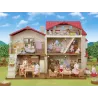 La Grande Maison Eclairee Sylvanian Families 5708 meublee et animee avec des figurines de familles