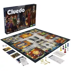 Vue d ensemble du plateau de jeu illustrant le manoir Tudor du Cluedo Edition 2023