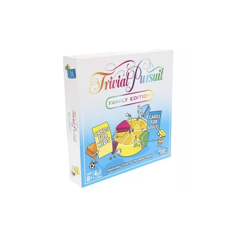 Boite officielle du jeu de societe Trivial Pursuit Edition Famille Hasbro 5010993514144 neuf scelle