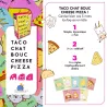 Vue d ensemble des cartes illustrees du jeu Taco Chat Bouc Cheese Pizza