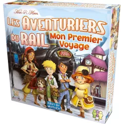Boite officielle du jeu de societe Les Aventuriers du Rail Mon Premier Voyage Days of Wonder 824968202272 neuf scelle