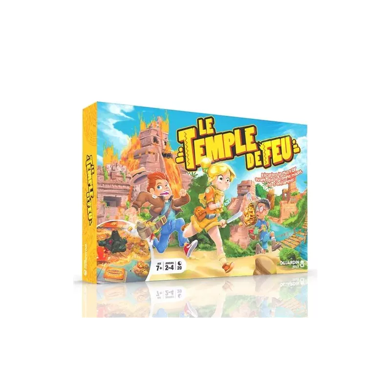 Boite officielle du jeu de societe Le Temple de Feu Dujardin 3262190413245 neuf scelle
