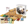 Vue d ensemble du plateau de jeu le chateau de Poudlard et les cartes du jeu Une Annee a Poudlard