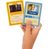 Gros plan sur les cartes Sorts Potion et le plateau Quidditch du jeu Harry Potter Une Annee a Poudlard