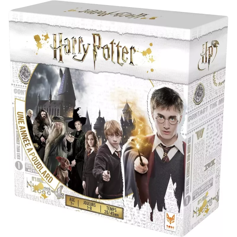 Boite officielle du jeu de societe Harry Potter Une Annee a Poudlard Topi Games 3760089890783 neuf scelle