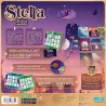 Verso de la boite du jeu Stella Dixit Universe Libellud illustrant les regles et le code barre EAN
