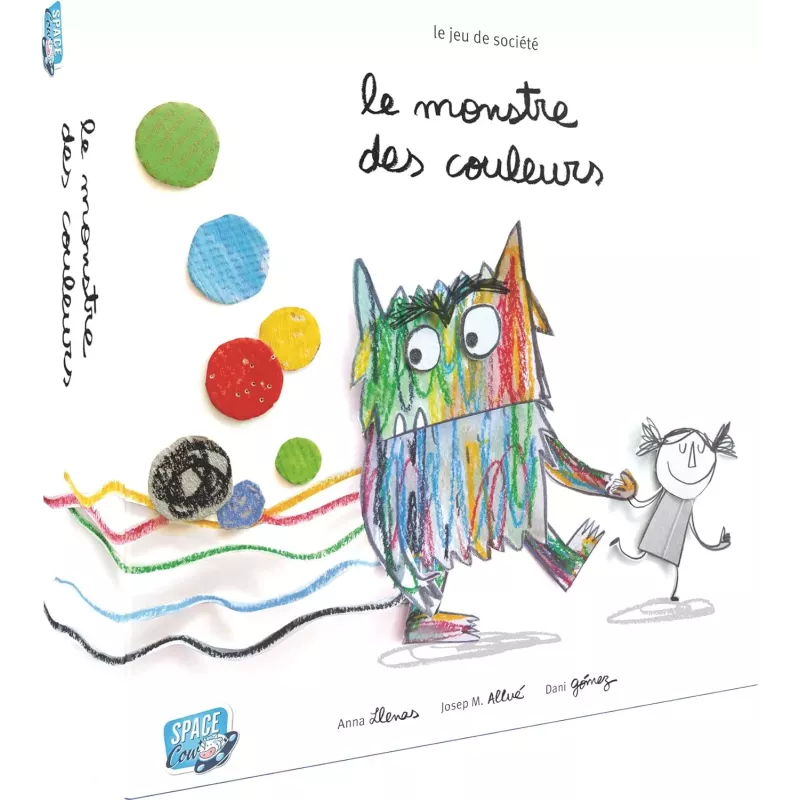 Boite officielle du jeu de societe Le Monstre des Couleurs Asmodee 3558380090588 neuf scelle