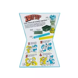 Verso de la boite du jeu 20 Secondes de Feu illustrant les regles et le code barre EAN