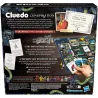 Verso de la boite du jeu Cluedo Conspiration Hasbro illustrant le concept et le code barre EAN