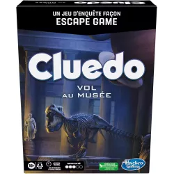 Boite officielle du jeu de societe Cluedo Vol au Musee Hasbro 5010994149659 neuf scelle