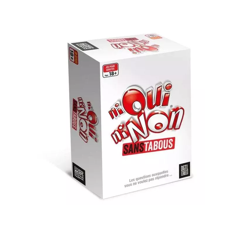 Boite officielle du jeu de societe pour adultes Ni Oui Ni Non Sans Tabous 3760046782724 neuf scelle