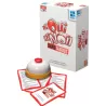 Vue d ensemble du plateau de jeu de la sonnette et des cartes du jeu Ni Oui Ni Non Sans Tabous