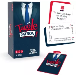 vue d ensemble des cartes reflexions du patron et reponses des employes du jeu Taggle Patron