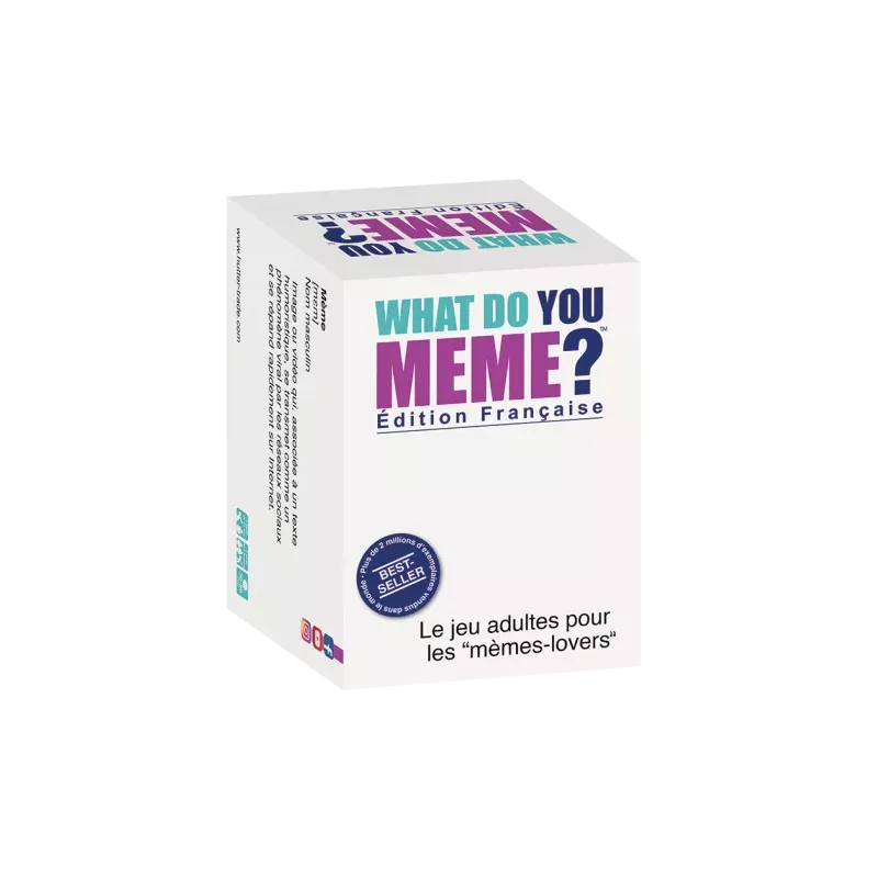 Boite officielle du jeu de societe pour adultes What Do You Meme 3760046781239 neuf scelle