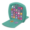 Vue d ensemble de la console de jeu ouverte et des cubes illustres Match Gabby et la Maison Magique