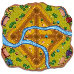 Vue d ensemble du plateau de jeu et de la tornade motorisee du jeu Neuf Tornado Force
