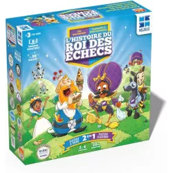 Boite officielle du jeu d apprentissage L histoire du Roi des echecs Megableu 3760046781468 neuf scelle