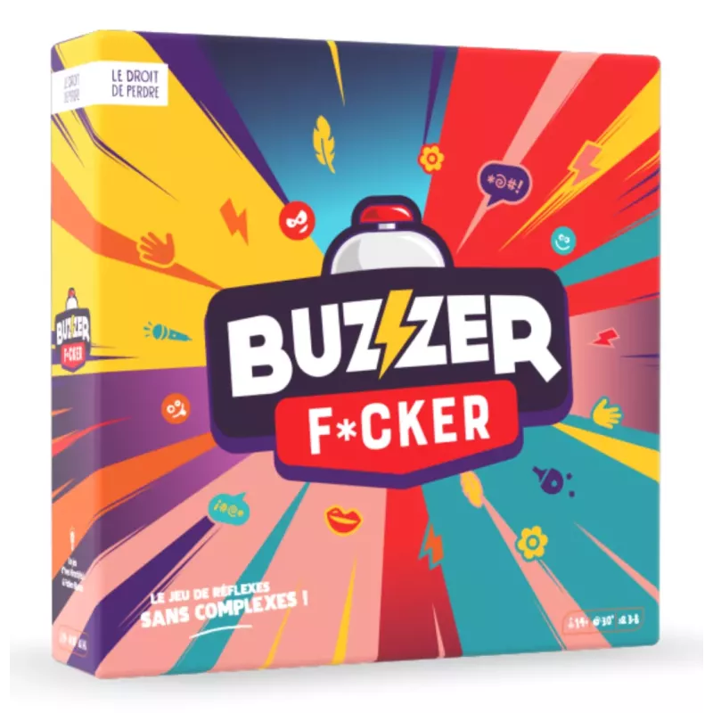 Boite officielle du jeu de societe pour adultes Buzzer Fucker Le Droit de Perdre 3760285110814 neuf scelle