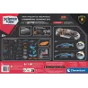 Verso de la boite du coffret Clementoni Lamborghini Huracan STO 52677 illustrant les composants et le code barre EAN