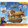 Boite officielle du playset Le Bateau Volant de Bowser Super Mario Jakks Pacific 404298 neuf scelle