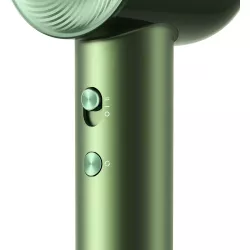 Zoom sur les boutons de vitesse de la poignee du seche cheveux dreame
