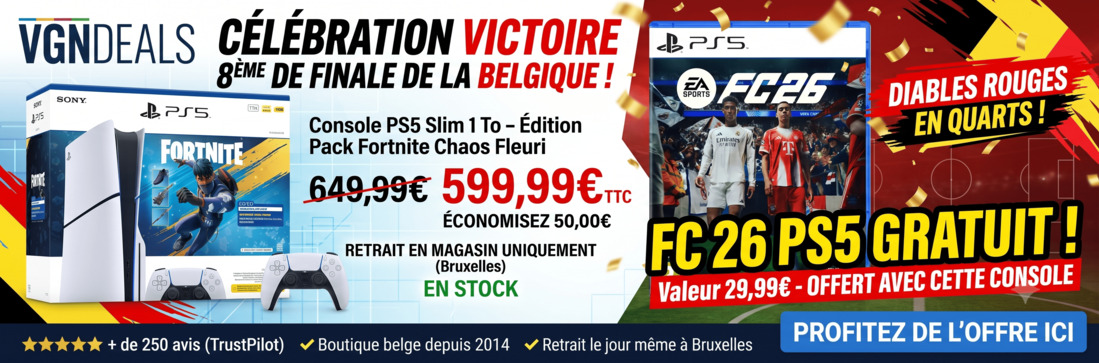 Offre produit gratuit liée à la qualification de la Belgique pour les quarts de finale